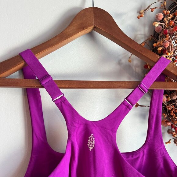 Free People Movement x HATCH X-SMALL Never Better Square Neck Maternity Bra Pink - Picture 4 of 5